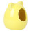 2Pcs Yellow Shell-Shaped Ceramic Hamster House Pet Nest for Small Pets 8