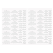 288Pcs Cloud Decals Kids Room PVC Wall Stickers for Window and Walls
