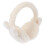 2Pcs Comfortable Plush Earmuff White Warm Outdoor Ear Warming Cover 1