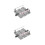 2Pcs Light Grey Pretend Train Track Barriers Toy Railway Accessories 4
