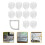 300Pcs Elastic Kitchen Sink Garbage Strainer Bags Grey Pe Mesh Filter 9