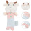 2Pcs Pacifying Towels Cattle Toys Assorted Colors Soothing 8
