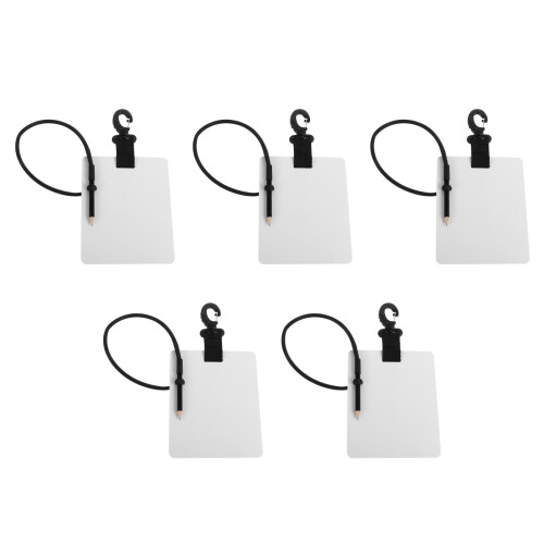 5Pcs ABS Diving Writing Pad Waterproof Lightweight Underwater Notebook 2