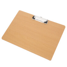 2Pcs Heavy Duty Khaki Density Board Clipboards for Office and Home Use