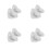 8Pcs Heart Shaped Ceramic Bowls White Ovenproof Dessert Snack Bakeware 6