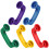 15Pcs Multi Color ABS Whisper Phones Interactive Phonics Learning Tool 1