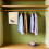 Beige Clothespin Hanging Bag Sturdy Polyester Laundry Clip Holder 5
