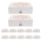 40Pcs Small Yellow Paper Cake and Cupcake Boxes with Display Window 1
