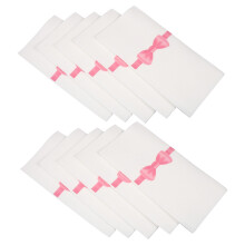 200Pcs Pocket Napkins Disposable Pink for Restaurant and Hotel Use