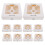 40Pcs Small Yellow Paper Cake and Cupcake Boxes with Display Window 10