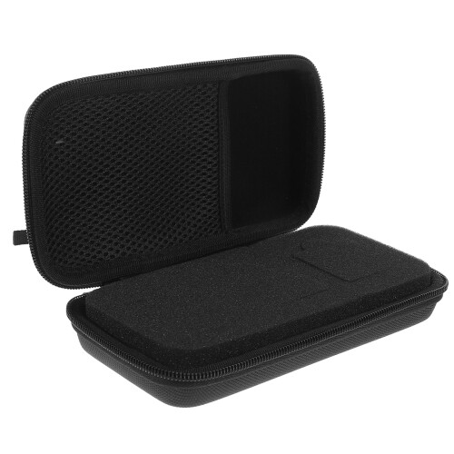 3Pcs Stylish Black Microphone System Case with Protective Zipper Bag 1