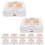 40Pcs Small Yellow Paper Cake and Cupcake Boxes with Display Window 8