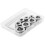 16Pcs Metal Drill Bit Rings Silver Woodworking Depth Stop Collars 1