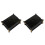 2Pcs Black Acrylic Dust Protector Case for 2 Model + 2