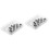 16Pcs Metal Drill Bit Rings Silver Woodworking Depth Stop Collars 4