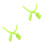 2Pcs Snow Mold Making Tool Green Plastic Clip Winter Interactive Toy 6