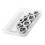 16Pcs Metal Drill Bit Rings Silver Woodworking Depth Stop Collars 11