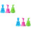 6Pcs PVC Kitchen Sink Plungers Assorted Colors Efficient Sewer Cleaner 5