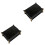 2Pcs Black Acrylic Dust Protector Case for 2 Model + 3