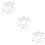 3Pcs Multifunctional Pink Foldable Towel Rack Vertical Cloth Holder 9
