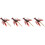 4Pcs Portable Plastic Lobster Models Brown Simulation Animal Figurines 5