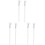 6Pcs White Cosmetic Eyeshadow Brushes Soft Nylon Bristles for Makeup 4