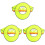 3Pcs Hardhat Sun Shade Green Fabric Visor with Neck Shade Adjustable 4
