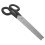 3Pcs Black Plastic Oversized Scissor Prop for Performing and Cosplay 1