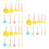 3Sets Creative Sponge Stamps Painting Tools for DIY Art Works 5