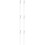 6Pcs White Cosmetic Eyeshadow Brushes Soft Nylon Bristles for Makeup 10