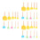 3Sets Creative Sponge Stamps Painting Tools for DIY Art Works 10