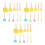 3Sets Creative Sponge Stamps Painting Tools for DIY Art Works 6
