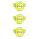 3Pcs Hardhat Sun Shade Green Fabric Visor with Neck Shade Adjustable 10