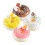 8Pcs Colored PU Faux Donuts Models Lifesize Party Table Display Props 2