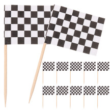 1440St Checkered Taartvlaggen Prikkers Multi Kleur Voor Race Feestje