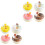 8Pcs Colored PU Faux Donuts Models Lifesize Party Table Display Props 5
