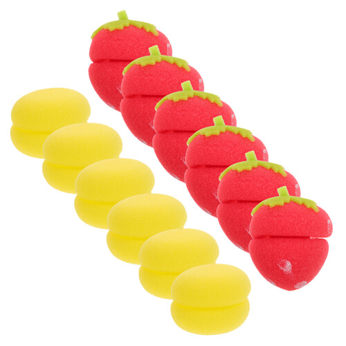 60Pcs Hair Styling Sponge Curlers Multi Color Soft Comfortable Rollers 1