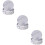 21Pc PU Coasters White Marble Cup Mats with Stand for Drinks 9