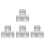 12St Mini Model DIY Plastic Voor Dieren Speelset 9