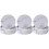 21Pc PU Coasters White Marble Cup Mats with Stand for Drinks 4