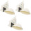 9Pcs Stylish Breathable Sauna Hats Thickened Felt Bathing Head Covers 5