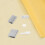 2Sets Rolluik Reparatiepins Wit Plastic Metaal & 10