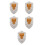 5Pcs Plastic Medieval Knight Shield Multi Cosplay Toy Prop 8