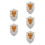 5Pcs Plastic Medieval Knight Shield Multi Cosplay Toy Prop 10