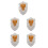 5Pcs Plastic Medieval Knight Shield Multi Cosplay Toy Prop 7