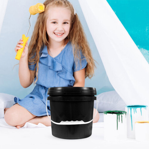 Plastic Opslagemmer Met En Handvat Zwart 2