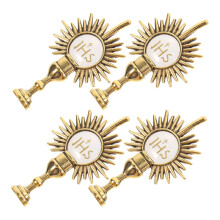 20Pcs Zinc Alloy Catholic Holy Chalice Lapel Tie Pin Golden Decoration