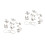 2St Intelligente Metaalpuzzel Set Breinspel Kinderen 7