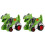 2Pcs Transforming Dinosaur Car Toy for Kids Inertial Pull Back 2