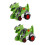 2Pcs Transforming Dinosaur Car Toy for Kids Inertial Pull Back 7
